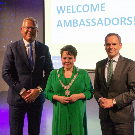 Jeroen van Hooff, Sharon Dijksma en Caspa Veldkamp