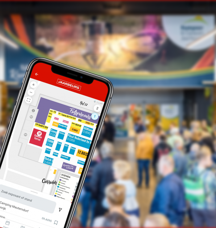 Jaarbeurs App navigatie