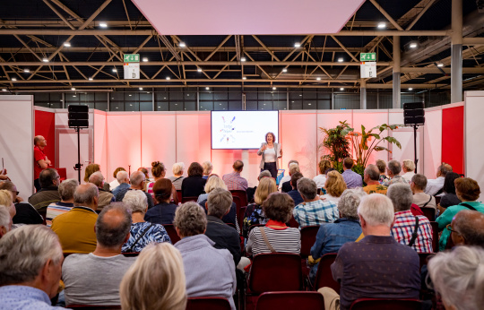 Presentaties op de 50PlusBeurs