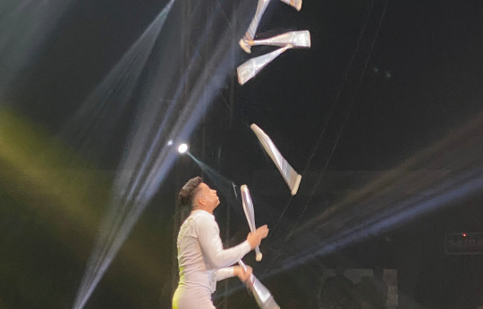 Jongleur bij Circusfestival Utrecht