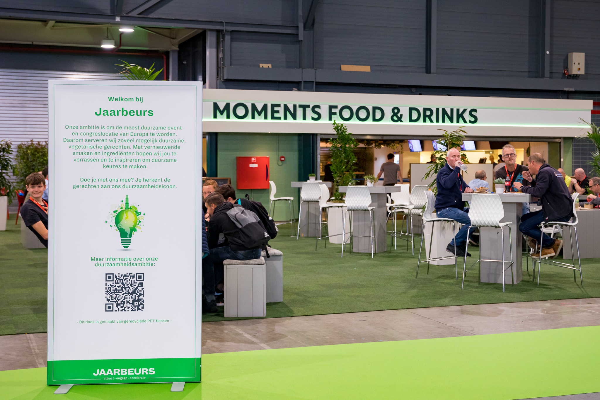 Duurzame catering tijdens de beurs